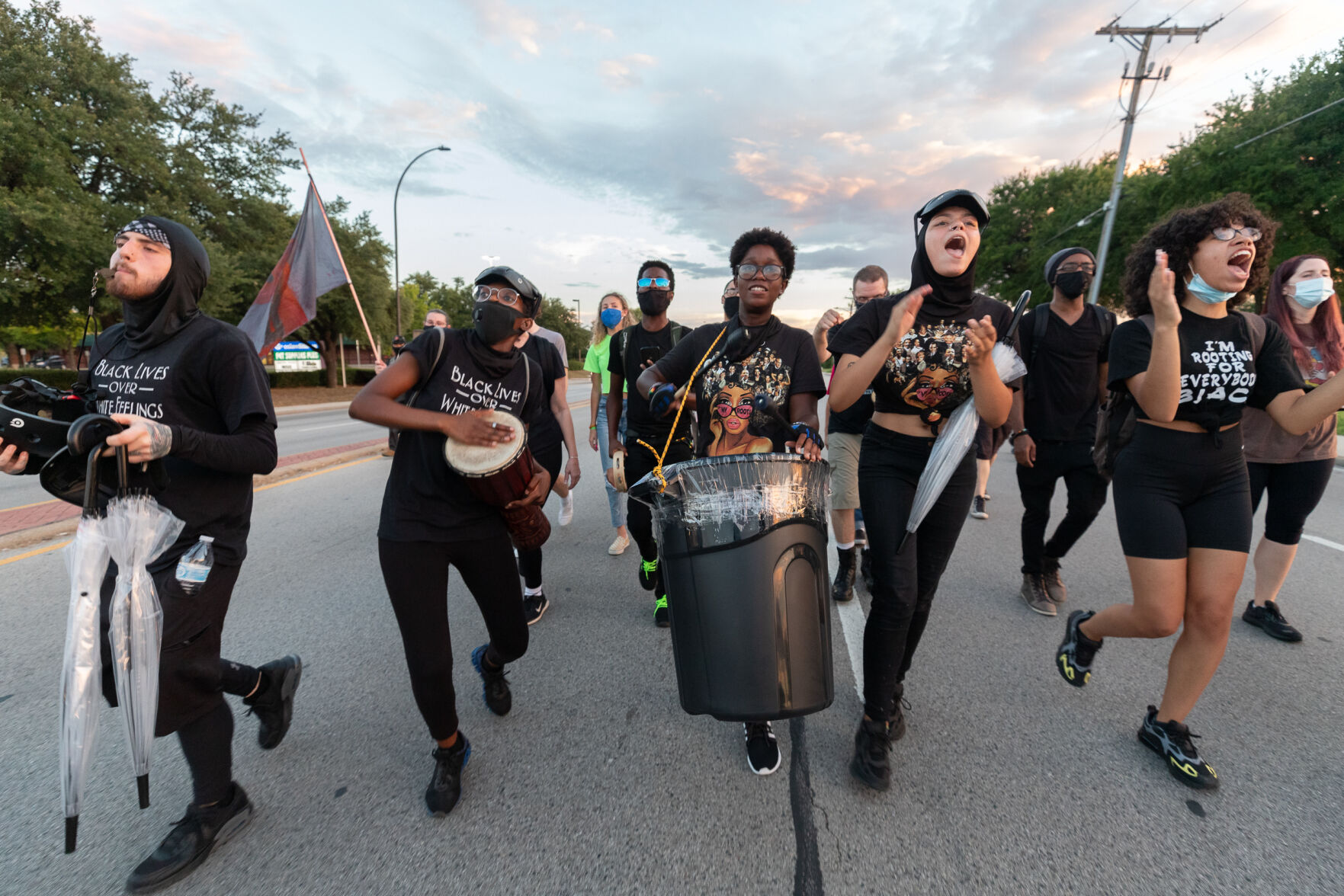 Photos: Activist group We Take The Streets holds march through Arlington in third month of protests